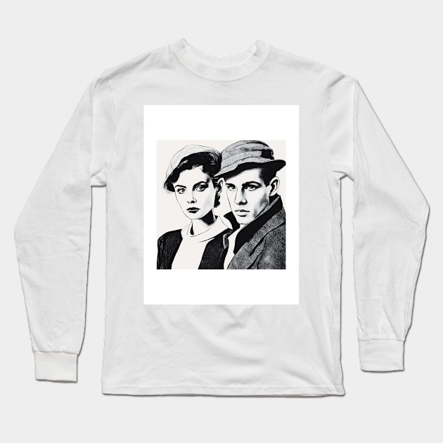 Masculin Feminin Long Sleeve T-Shirt by cinephiliamarie